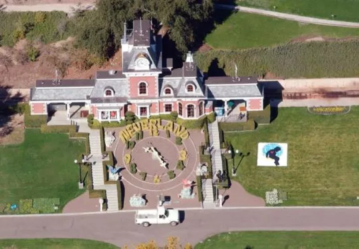 El rancho Neverland fue la residencia del cantante Michael Jackson. 