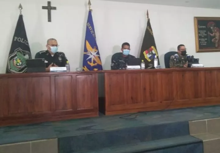 Estamentos de seguridad dan informe conjunto de operaciones del mes de noviembre. Foto:Luis Ávila