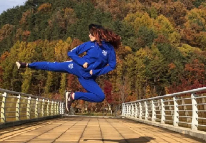 El poomsae es la otra cara del taekwondo competitivo. Foto:Cortesía