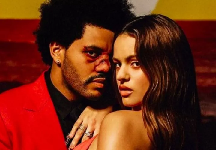 The Weeknd y Rosalía. Foto: Instagram