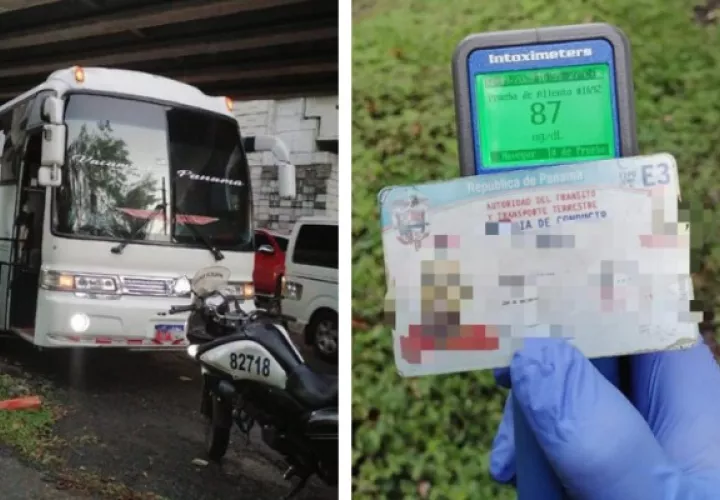 Sorprenden a conductor de transporte público bajo los efectos del alcohol. Foto/Redes