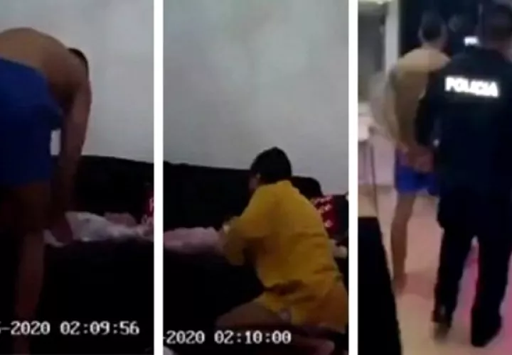 Violencia doméstica en  Altos de Tocumen. Foto: Redes