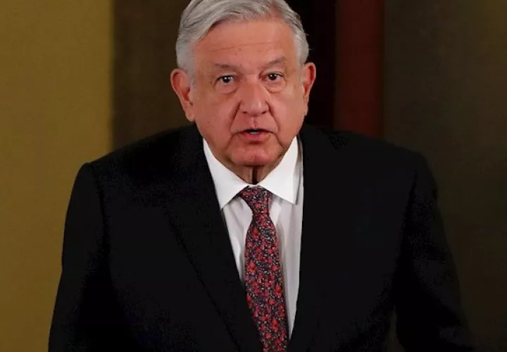 Presidente de México durante un acto protocolario en Ciudad de México. EFE