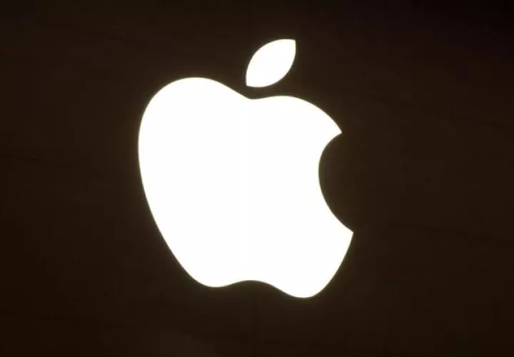 Logo de la compañía Apple.