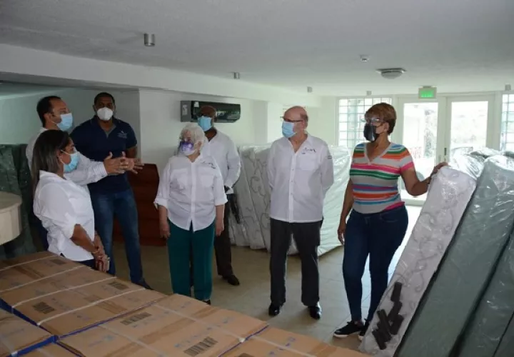 Una vez que el hotel hospital de Espinar esté en funcionamiento ayudará a desahogar el hotel hospital de la Transístmica.