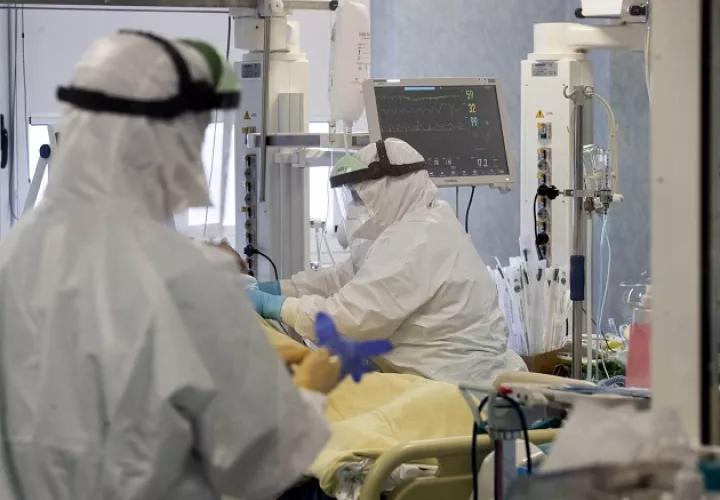 Hay saturación en los hospitales portugueses, con récord de hospitalizados por covid-19. Foto: EFE