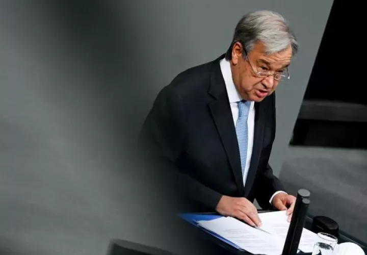 Secretario general de la ONU, António Guterres.