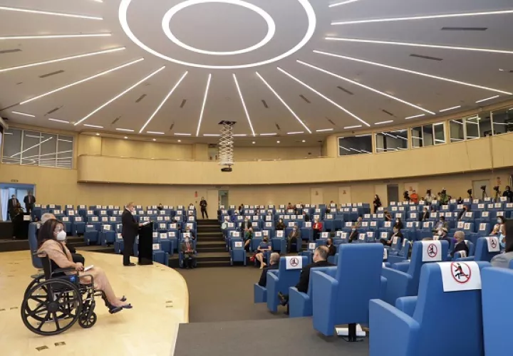El acto se realizó en la sede del Parlatino.