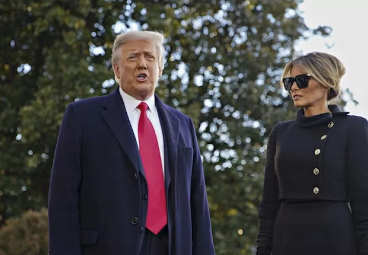 El presidente saliente de Estados Unidos, Donald Trump. Foto:EFE
