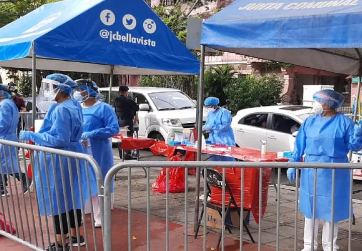 En el Parque Urracá se realizan hisopados sin importar el lugar de residencia.