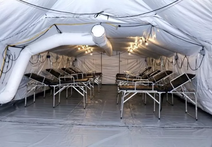 Estados Unidos ya ha donado cuatro hospitales campaña a Panamá.