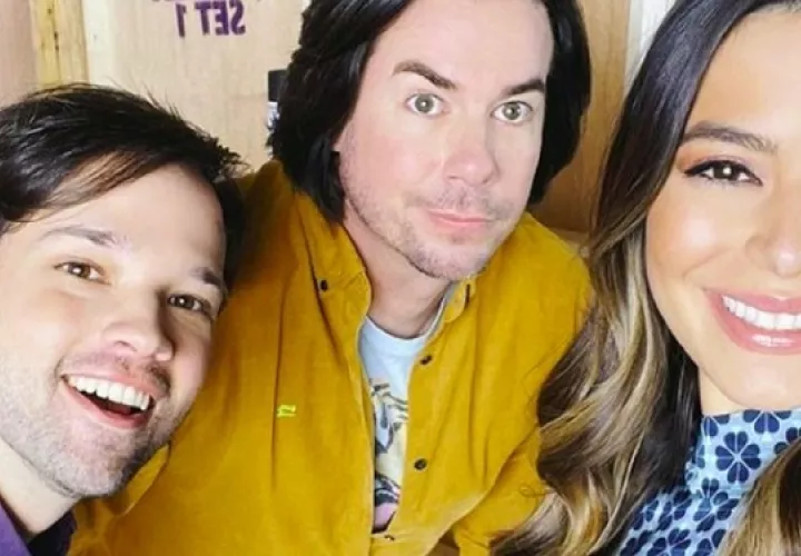 Nathan Kress, Jerry Trainor y Miranda Cosgrove. Foto: Instagram