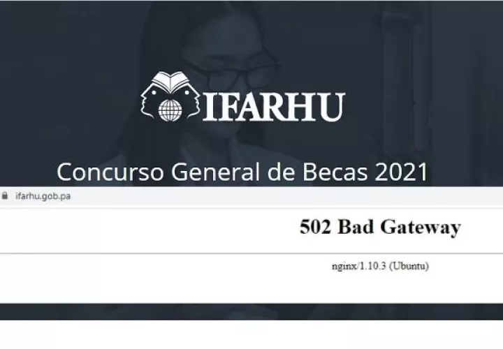 Página web del Ifarhu.