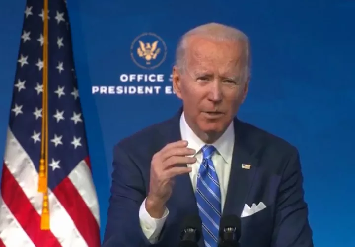 Joe Biden piensa que puede unir a Estados Unidos. Foto: EFE