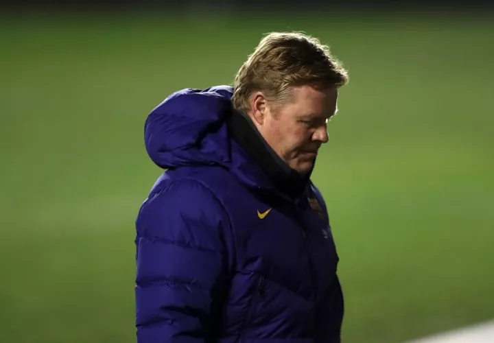 Koeman tiró la toalla en la liga.