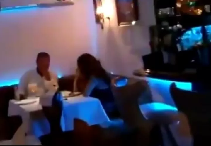 El video de la reunión en La Fragata circuló en las redes sociales.