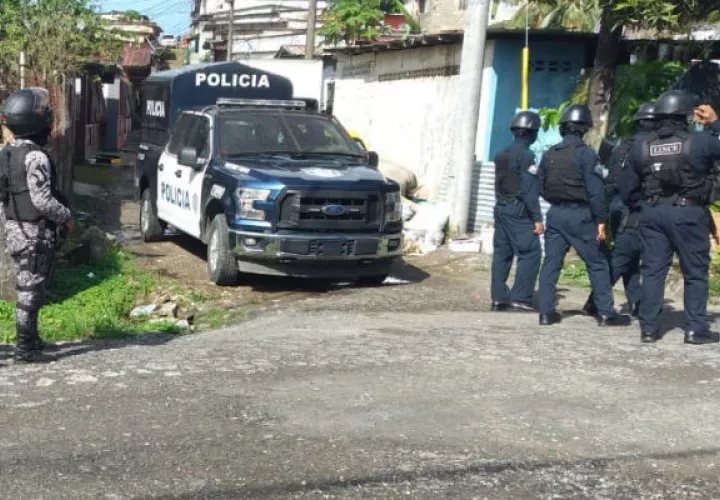 La Policía Nacional se mantiene realizando operativos en Veraguas. Foto: Melquiades Vásquez A.