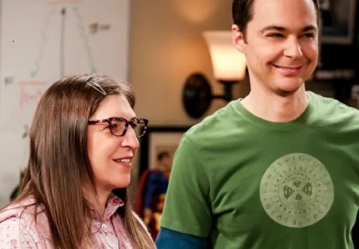 Mayim Bialik y Jim Parsons. Foto: Instagram