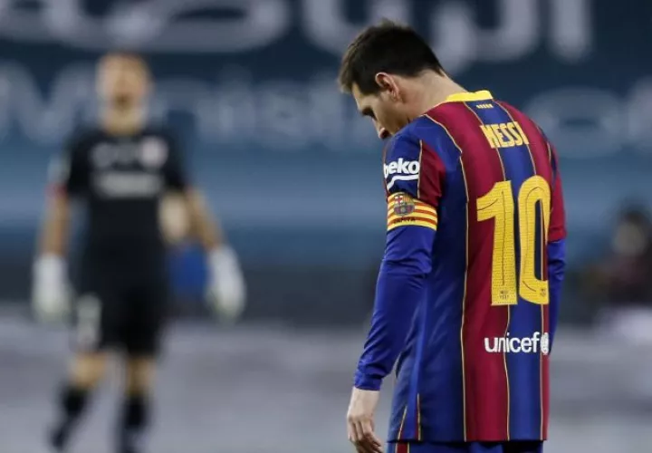 Messi. Foto:EFE