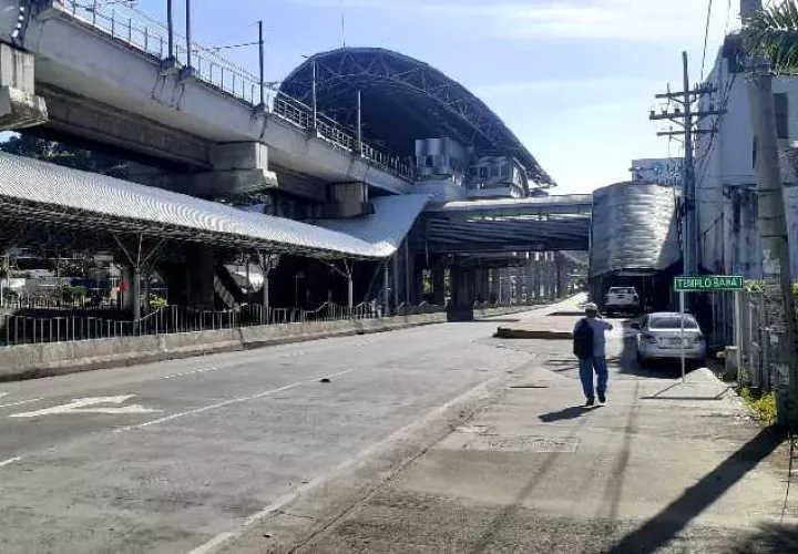 La estación San Isidro funciona desde 2015. La estación de los buses no está lista. Foto de  Víctor Arosemena