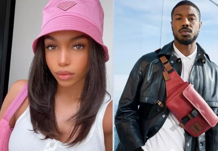 Lori Harvey y Michael B. Jordan. Instagram
