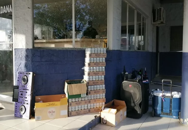 La diligencia de allanamiento fue realizada por la Policía Nacional, Fiscalía de Drogas y Dirección Nacional Antidrogas, debido a una llamada anónima.