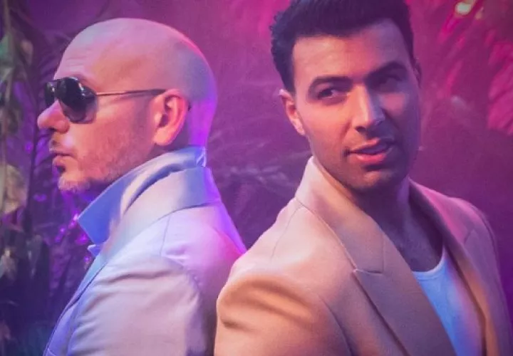 Pitbull y Jencarlos. Foto: Instagram