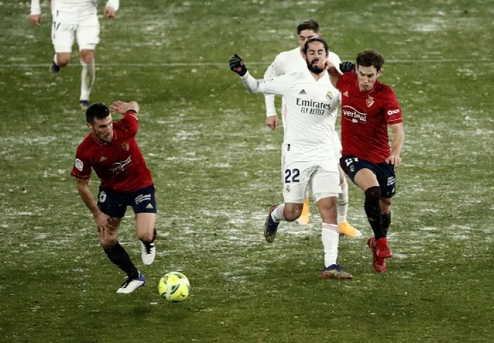 Real Madrid empató 0-0 con el Osasuna.