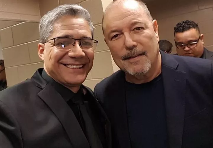 Rubén Blades y Carlos Pérez-Bidó. Foto: IG @ruben.blades