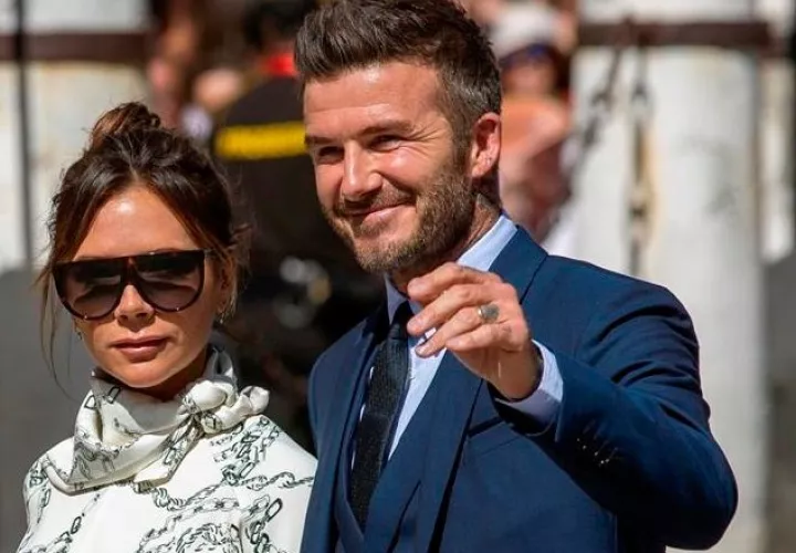 David y Victoria Beckham.  Instagram