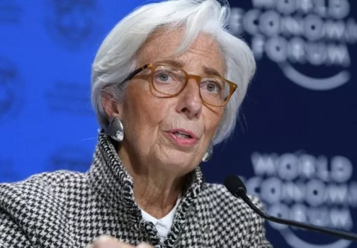 Christine Lagarde aseguró que la deuda no se puede anular. EFE