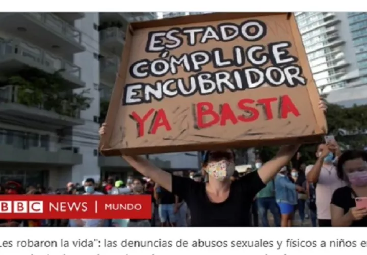 BBC relata la dura situación que vivieron menores panameños.