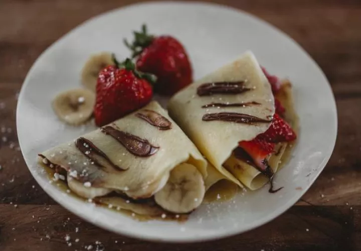 Las crepas se sirven habitualmente como base de un plato o postre.  Ilustrativa / Pexels