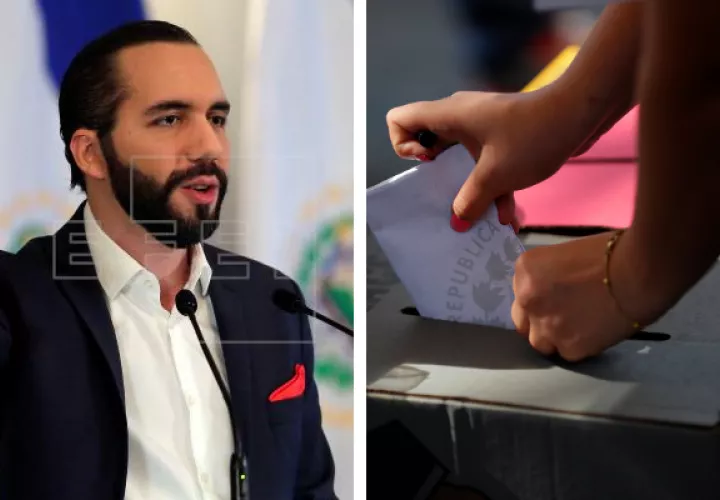 Votación en unos de los colegios electorales habilitados para renovar los 84 escaños de la Asamblea Legislativa y las 262 alcaldías, hoy en San Salvador (El Salvador). Foto:EFE