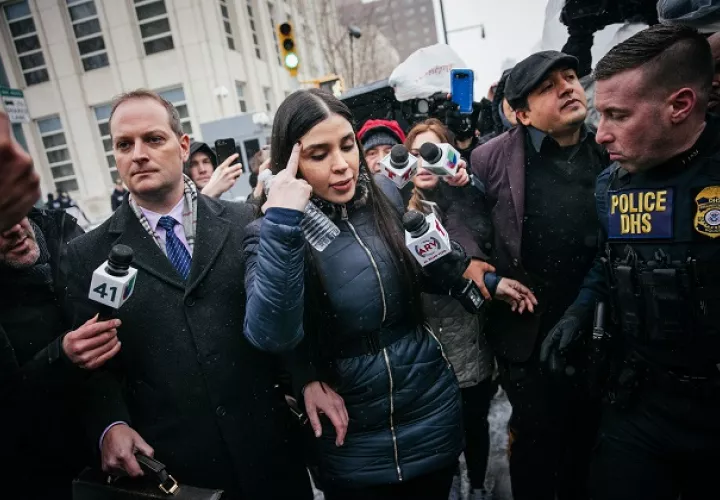 Estados Unidos detuvo ayer, 22 de febrero, a Emma Coronel Aispuro, la esposa del narcotraficante mexicano Joaquín "El Chapo" Guzmán. Foto: EFE