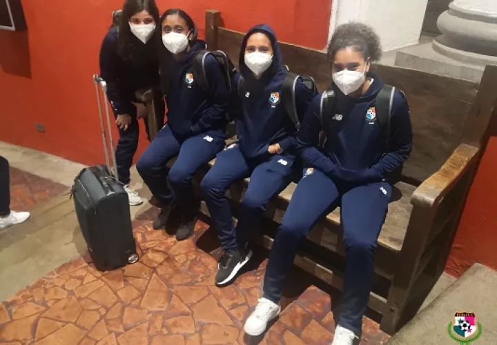 Jugadoras de la selección ya se encuentran en el hotel de concentración en Guatemala. Foto: @fepafut