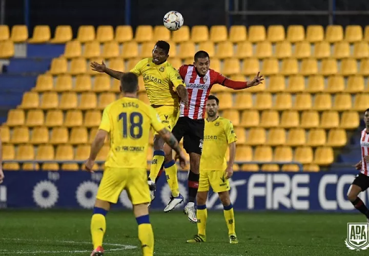 Escoba no jugaba con el Alcorcón desde el 20 de diciembre de 2020. Foto: @AD_Alcorcon