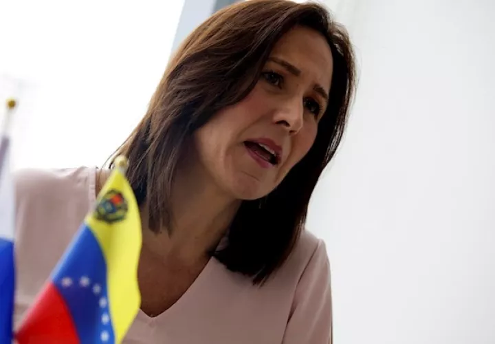 Fabiola Zavarce, exrepresentante en Panamá del presidente interino de Venezuela Juan Guaidó. EFE