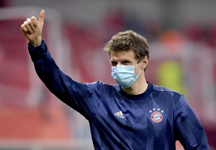 Thomas Muller, delantero del Bayern Munich. Foto: EFE