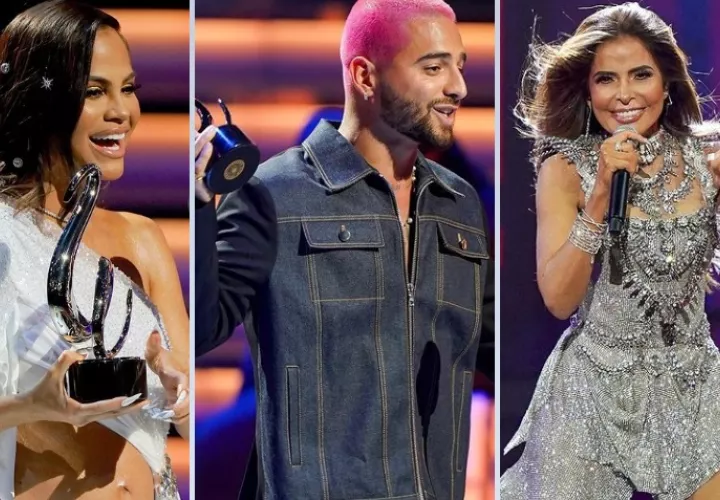 Natti Natasha, Maluma y Gloria Trevi. Instagram: @univision