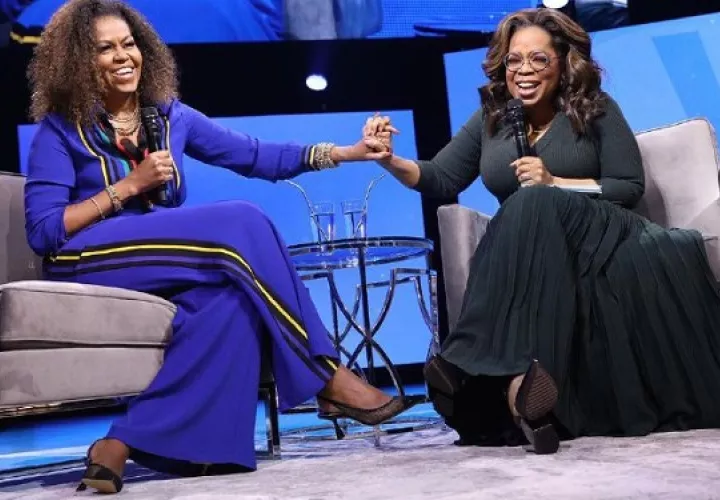 Michelle Obama y Oprah Winfrey. Foto: Instagram