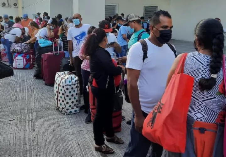 Unas 140 personas volvieron a su tierra natal Nicaragua. Foto:Cortesía