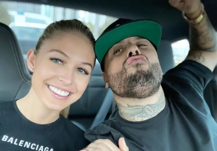 Cydney Moreau y Nicky Jam. Instagram