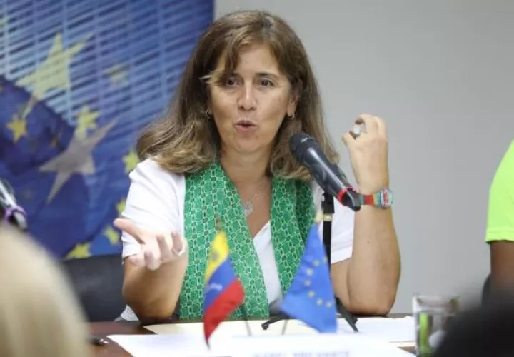 La jefa de Delegación de la Unión Europea en Venezuela, Isabel Brilhante