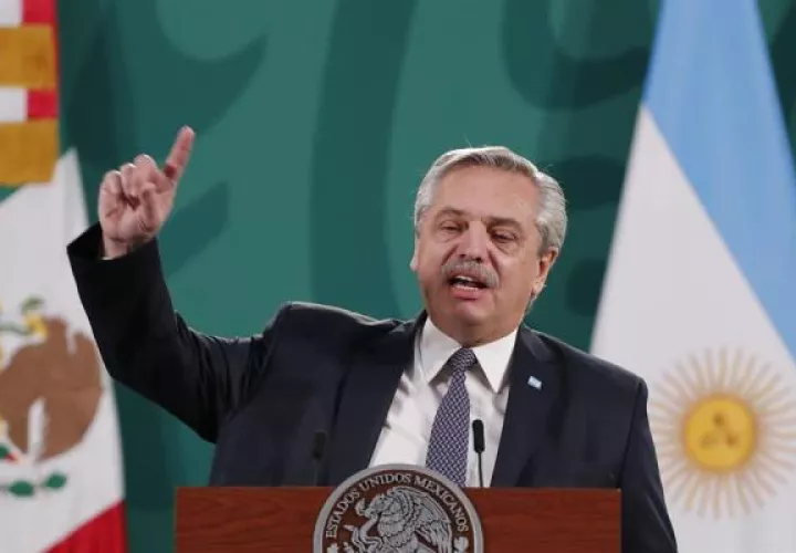 El presidente de Argentina, Alberto Fernández.