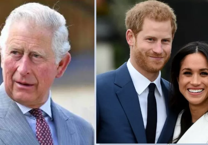 Príncipe Carlos, Harry y Meghan. Instagram