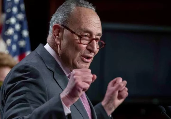 El líder de la mayoría demócrata en el Senado, Chuck Schumer.