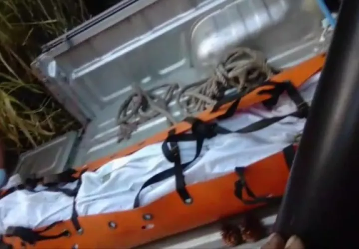 Investigan el hallazgo de un cuerpo en avanzado estado de descomposición en Volcancito. Foto:Cortesía