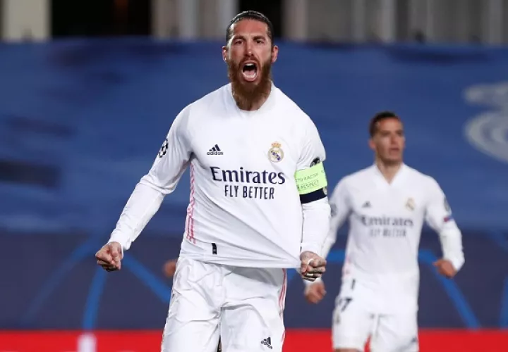 Sergio Ramos marcó el segundo de penal. Foto: Twitter