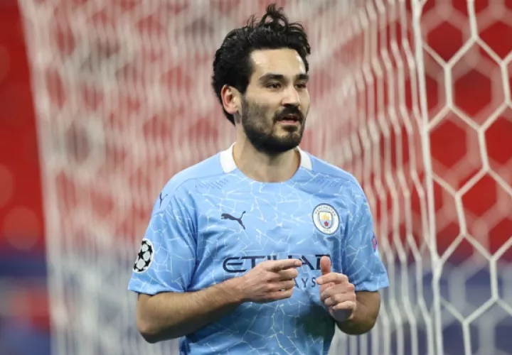 Ilkay Gundongan marcó el segundo de los 'citizens'. Foto: Twitter